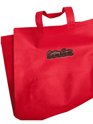 Large tote bags logo print